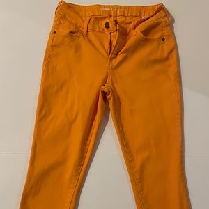 Old Navy orange jeans